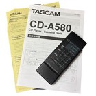 Tascam Cd-a580 Cd Cassette Recorder Deck Combo Tested Working Japan