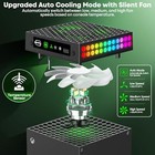 Xbx Series X Cooling Fan With Auto Mode  For Xbox X Console Led    
