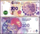 Argentina 100 Pesos  2012 Nd  P-358b 3  Unc X 10 Pcs