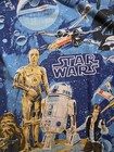 Vintage 1977 Bibb Star Wars Twin Flat Bed Sheet R2d2 Darth Vader Luke C3po Leia
