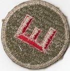 E Excellence Coast Artillery Award Patch Fully Embroidered Real Wwii Make