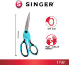 Singer 8-1 2-inch Proseries Heavy Duty Bent Sewing Scissors