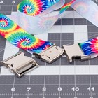 1 1 2 Inch Metal Convex Non Adjustable Side Release Buckles  30 Pack
