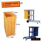Replacement Janitorial Cart Bag-16 X 11 X 27inches  High Capacity Waterproof Thi