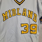 Rare Vintage 80s Rawlings Midland Indians 39 Game Worn Baseball Jersey Mens 42 M