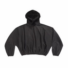 Yzy Szn X Fur Pullover Hoodie Sweatpants Men s Cotton Solid Black Hooded Winter