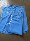Figs Scrub Set S Top Capri Blue Rafaela Top  Zamora Jogger Pants Medical Md M