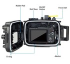 Seafrogs Underwater 60m 195ft Waterproof Housing Case For Olympus Tg-5 Tg5 Black