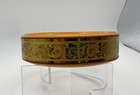1920s Marlowe Parisienne Bakelite Compact Bracelet Vanity Bangle Orange Rare