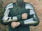 Medieval Full Arm Guard Armor Functional Battle Ready Cosplay Costume 18 Gauge
