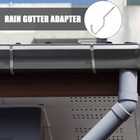  2pcs Gutter Roof Rack Rain Gutter Holding Rack Garden Gutter Holding Rack Iron