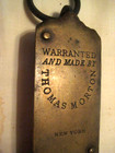 Vintage Brass Scale Thomas Morton New York 24 Pound Capacity 6 Inch