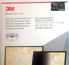 3m Black Privacy Filter For 22  Standard Lcd Monitor 16 10 Matte Pf220w1b New