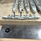 Vintage 1 1250 Navis German Wwii Lot Metal Waterline Model Ship 9 Models