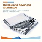 10pack Emergency Mylar Thermal Blankets   New For Outdoor Sport Free Shipping   