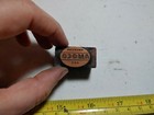 Vintage Letterpress Printing Block Amoco American Gas Advertising Logo