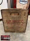 Vtg  1940 s Wenner s Beverages Wood Drink Bottle Crate