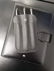 3 Pen Black Leather Sleeve L Case Personalize Initials For Mont Blanc Luxury Pen