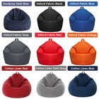 2 Size Large Bean Bag Chair Indoor For Adults Kids Lazy Lounger Couch Sofa Cover