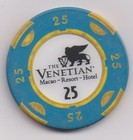 Venetian  The  25 Chip - Macau
