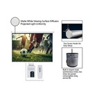 100  4 3 Motorized Projector Screen With Remote Control Matte White Watch Movie