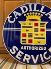 Cadillac Service Metal Sign Garage Vintage Style Wall Decor Tools Oil Gas Bar