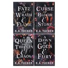 Fate   Flame Series By K a  Tucker 4 Books Collection Set - Fiction - Paperback