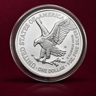 2021 W American Silver Eagle Type 2  1 Oz 0 999 Fine Silver Coin- Rare - Au