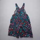 Duluth Trading Heirloom Gardening Short Overalls Womens Medium Vegetable Print