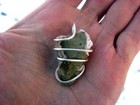 Mystic Orange Quartz Druzy Drusy Pendant Sterling Silver   1
