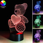 3d Led Table Night Light For Bedroom Gift Valentine s Day For Wife Mom Girl Kids