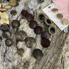 Vintage Buttons Shell Metal Plastic   More Large Medium Small Tiny 1 Lb 11 Oz