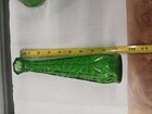 Lot Of 6 Vintage Various Pieces Of Green Glass   Details In The Pictures