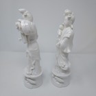 Lenwile Ardalt Pair Porcelain Goddess Figurines Verithin Japan 11  Tall