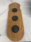 Vintage Wood Wall Weather Station Thermometer Hygrometer Barometer France Brown