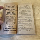 1914 15 Memorandum Booklet For Men Interesting And Valuable To Every Man