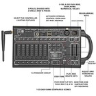 Wireless Dmx Controller 192 Channel Dmx512 Controller Stage Lighting Equipmen   