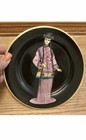 Collectible Ceramic Set Of 4 Decorated Plates Oriental Theme  8    Diameter