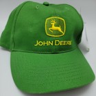 John Deere Snap Back Green Cap Logo Patch Builders Sharpening Service Nwt