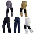Men   s Cargo Heavy Duty Trousers Cordura Knee Reinforced Tactical Safety Pants