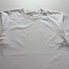 Vintage Anvil Shirt Mens Size Large White Blank Cotton Short Sleeve Rare Y2k
