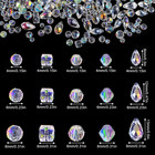 Crystal Glass Beads 600 Pcs Assorted Shapes 4mm 6mm 8mm Ab Finish For Jewelry