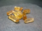Lot Of 10 Imperial Topaz Crystals From Brazil - 26 85 Carats