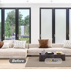 Rabbitgoo Window Privacy Film  Frosted Glass Window Clings  Static Cling Uv Heat