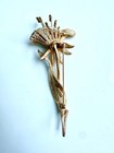 Rare Vintage Marcel Boucher 7922p Signed Flower Brooch 1950s