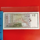 1995 Oman Half Rial 1 2 Central Bank Of Oman Fort Banknote Currency