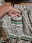 Lot 2 Vtg Mcm Apron Starched Cotton Handsewn Pkts Gift See All Pics 9211   