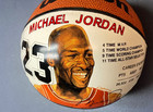 Michael Jordan Mini Litho Basketball  bulls License Plate   Alarm Clock   Mag
