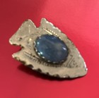 Vintage Bolo Arrow Head With Stone Tie Clasp Metal