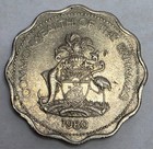 1980 Bahamas 10 Ten Cents - Circulated Copper Nickel World Coin - L4